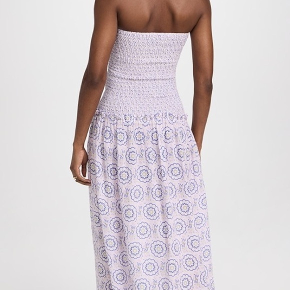 For @gk682 Temptation Positano Linen Garitta Dress Pois Pink XL NWT - Picture 3 of 9